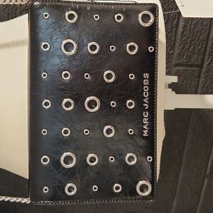 MARC JACOBS NWT BLACK WITH SILVER DETAIL AND STRAP